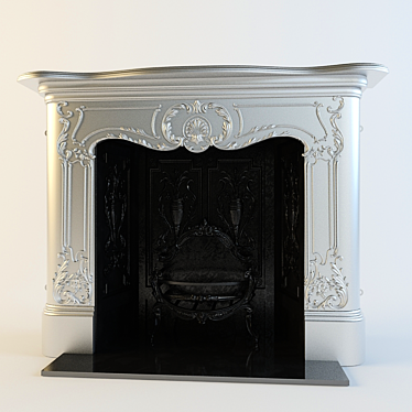 Elegant Fireplace by Devon&Devon 3D model image 1 