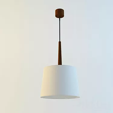 Kandela Platan Ceiling Light: Versatile Serie 3D model image 1 