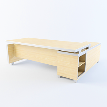 Edvard Wooden Table 3D model image 1 