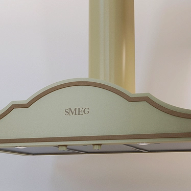 SMEG KC90PO Wall Mount Vent 3D model image 1 