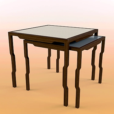 Elegant Chinese Table: 14000poly 3D model image 1 