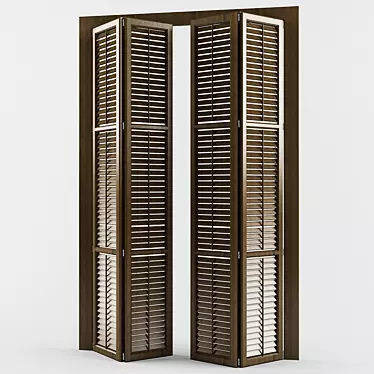 Window Shutters: Enhance Your Space 3D model image 1 