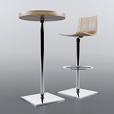 ErgoFold Chair & Table 3D model image 1 
