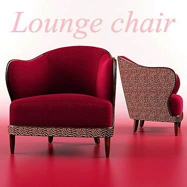 Cozy Lounge Chair 3D model image 1 