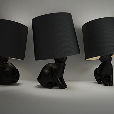 Moooi Rabbit Lamp: Sleek & Stylish 3D model image 1 