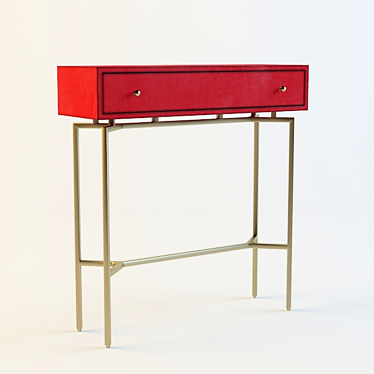 Elegant Ming Console 3D model image 1 