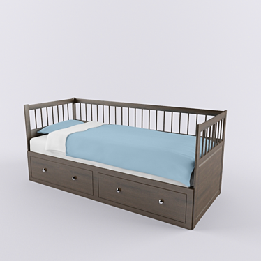 Versatile Space Saving Furniture: IKEA HEMNES 3D model image 1 