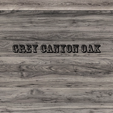 Sleek Gray Oak 3D model image 1 