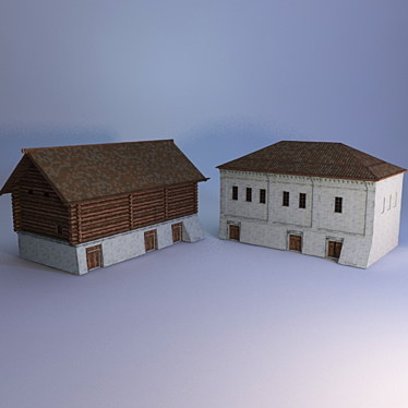 Title: Vintage 20th Century Homes 3D model image 1 