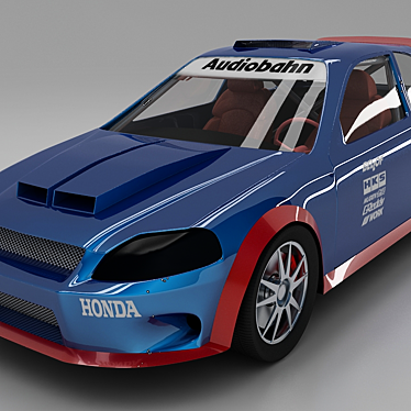 Sleek and Versatile: Honda Civik 3D model image 1 