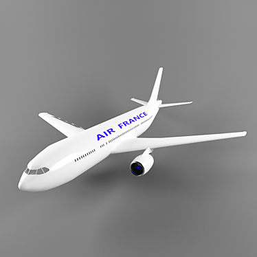 Airbus A300-2: Sleek and Reliable 3D model image 1 