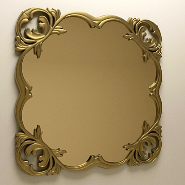 Reflective Beauty Mirror 3D model image 1 