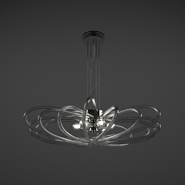 Elegant Gallery Zahir L100 Pendant 3D model image 1 