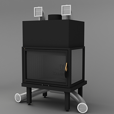 "KaminO.K. Fireplace Burner 3D model image 1 