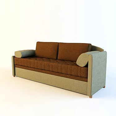 Anderssen Hagen - Textured Sofa Bed 3D model image 1 
