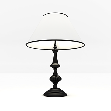 Elegant Desk Lamp 3D model image 1 