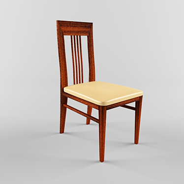 Elegant Elena Chair 3D model image 1 