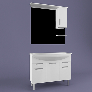 Gemelli Cosmo 90 Vanity Set 3D model image 1 