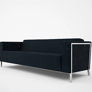 Elegant Moroso Velvet Sofa 3D model image 1 