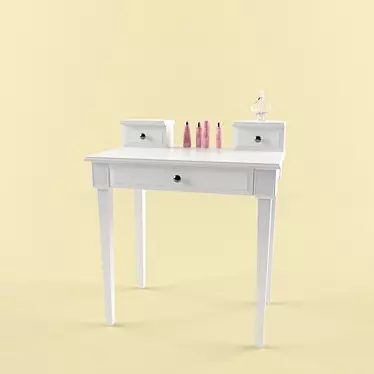 Cosmetic Vanity Table 3D model image 1 