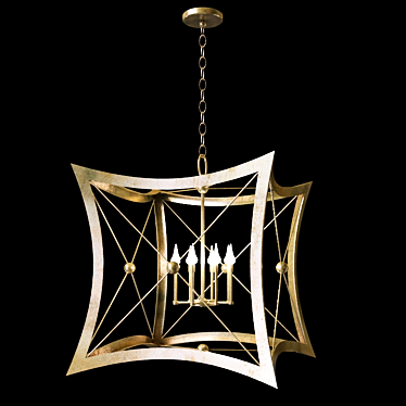 Bronze Charm Chandelier 3D model image 1 