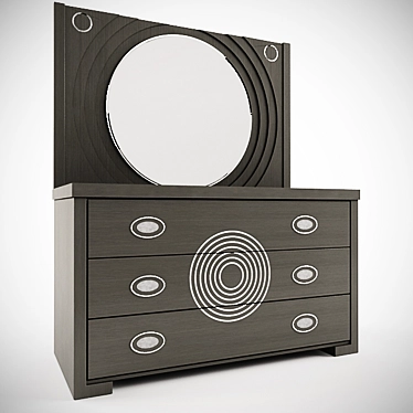 Modern 4-Drawer Chest 3D model image 1 