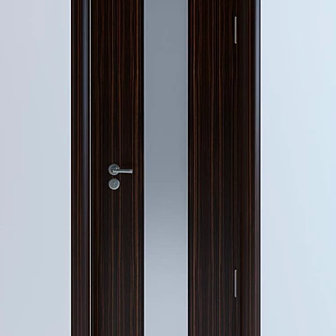 Sleek Contemporary Door 3D model image 1 