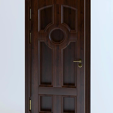 Classic Style Interior Door 3D model image 1 