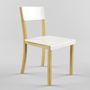 Simple and Functional Chair 3D model image 1 