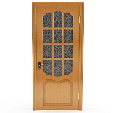 Premium Sturdy Door 3D model image 1 