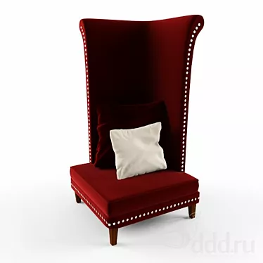 Cozy Reading Seat 3D model image 1 