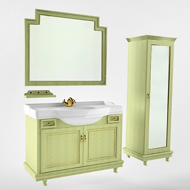 Bathroom cabinet Thatch Green