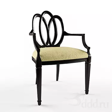 Stylish Gibbons Armchair by Kerry Joyce 3D model image 1 