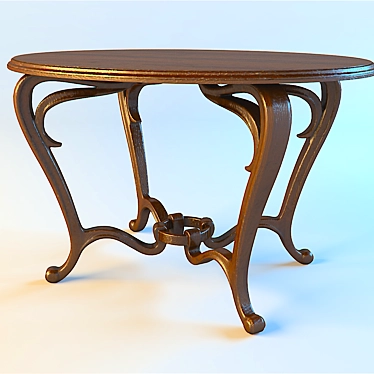 Contemporary Minimalist Table 3D model image 1 