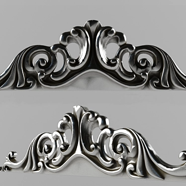 Royal Carved Crown 3D model image 1 