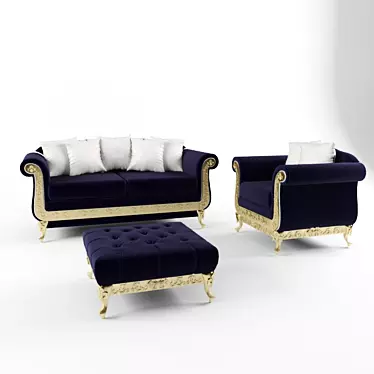 Elegant Fratelli Furniture Collection 3D model image 1 