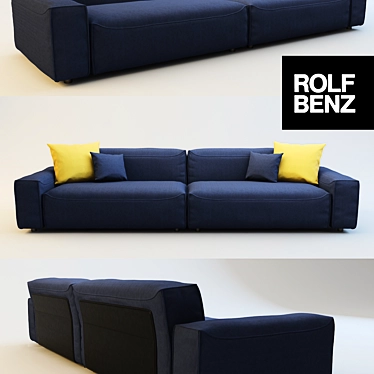 Modern Elegance: Rolf Benz / Mio 3D model image 1 