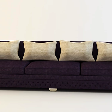 Customized Photo-inspired Sofa 3D model image 1 