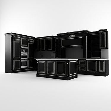 Italian Elegance: Cesar Kitchen 3D model image 1 