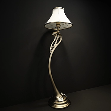 Modern Floor Lamp: Elegant Lighting Solution 3D model image 1 