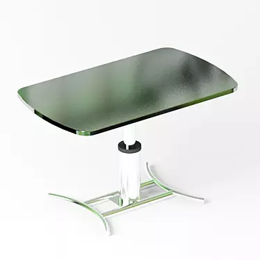 Modern Stone-Top Table 3D model image 1 