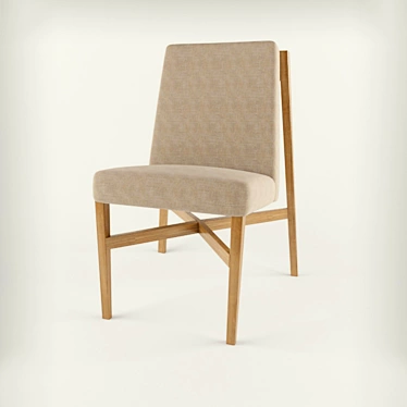 Modular Olive Chair 3D model image 1 