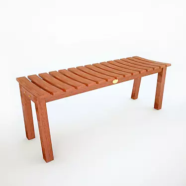 Calista Bench: Modern, Stylish, and Functional 3D model image 1 