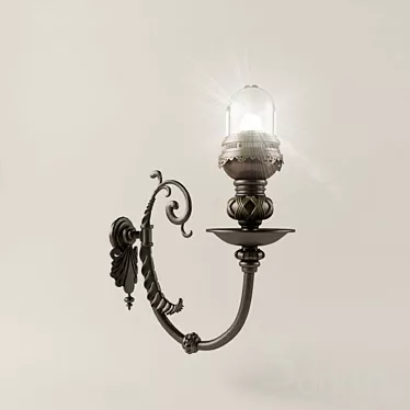 Timeless Outdoor Wall Sconce 3D model image 1 