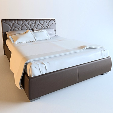 Sma/Letto Loto (LMDTAH40): Sleek and Stylish Bed 3D model image 1 