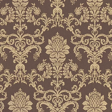 Elegant Embossed Wallpaper Collection 3D model image 1 