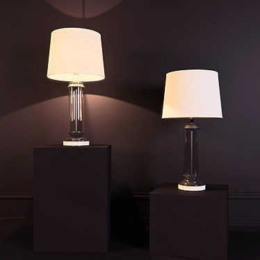 Elegant Eichholtz Table Lamp 3D model image 1 