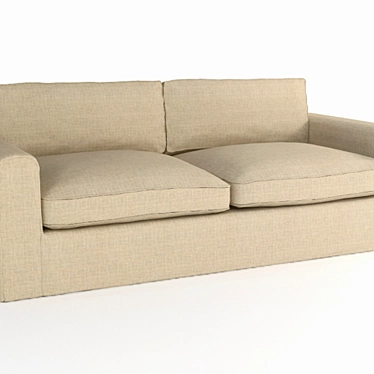 Curations Limited Mons Upholstered Sofa 3D model image 1 