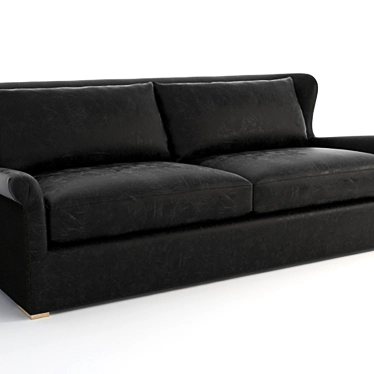 Winslow Leather & Wool Sofa 3D model image 1 