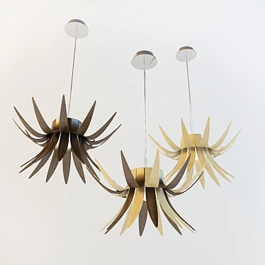 Elegance Illuminated: Modern Chandelier 3D model image 1 